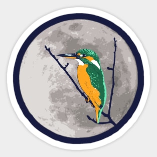 Fly me to the moon Sticker